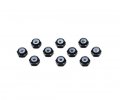 Tamiya 92433 - 2mm Aluminum Lock Nuts (Black, 10pcs.) Tamiya Korea 25th Anniversary