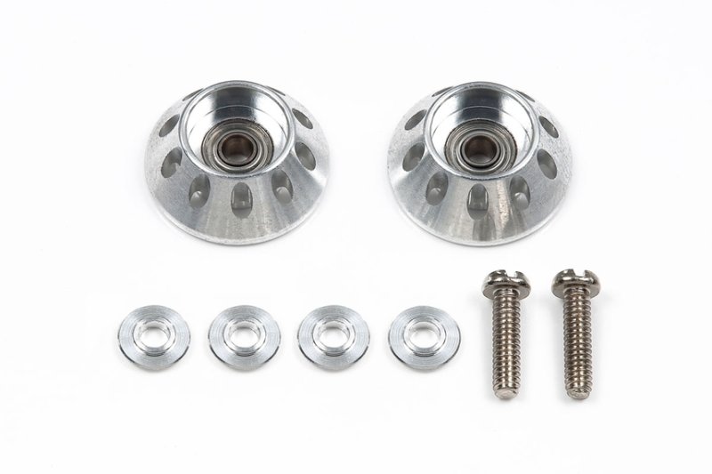 Tamiya 95683 - Jr HG Lightweight 13mm Tapered Aluminum Ball-Race Rollers (Ringless)