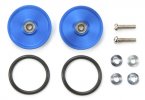 Tamiya 94739 - JR 19mm Aluminium Ball Race Roller - Dish/Blue [Limited Item]
