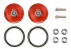 Tamiya 94851 - 17mm Aluminum BR Rollers Dish  - Red