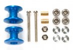 Tamiya 94979 - JR Lightweight Double Aluminum Rollers (13-12mm/Blue)
