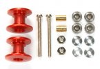 Tamiya 94980 - JR Lightweight Double Aluminum Rollers (13-12mm/Red)