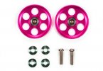 Tamiya 95213 - HG Light Weight 19mm Aluminum Bearing Roller (Pink)