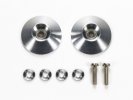 Tamiya 95597 - 17mm Tapered Aluminum Ball-Race Rollers (Ringless)