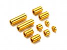 Tamiya 95442 - Aluminum Spacer Set (12/6.7/6/3/1.5mm, 2 Pcs. Each) (Gold)