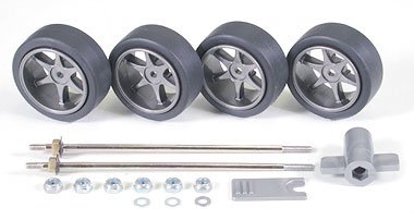 Tamiya 15315 - Nut Fastened Spoke Wheels w/Low Profile Tires