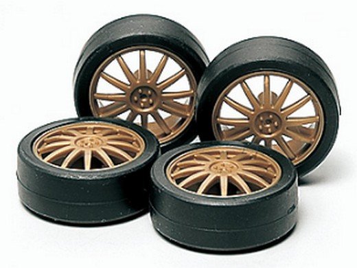 Tamiya 15358 - Low-Height Tire & Wheel (Fin)