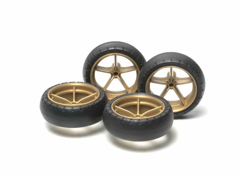 Tamiya 15368 - Large Diameter Narrow Lightweight Wheels w/Arched Tires