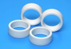 Tamiya 15509 - Low Profile Offset Tread Tires (Hard, White)