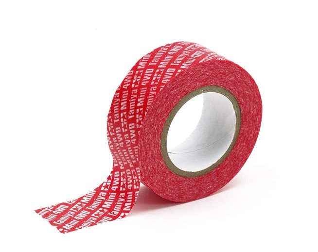 Tamiya 95554 - Mini 4WD Multipurpose Tape (20mm Width, Red)