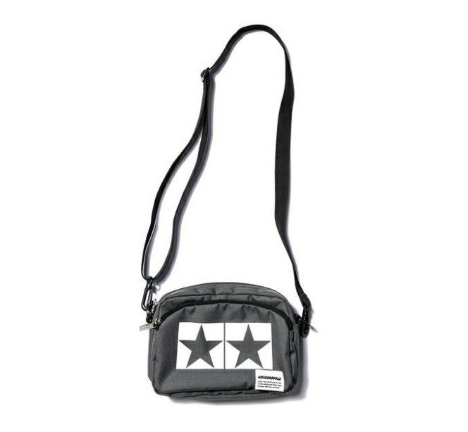 Tamiya 67275 - Gray Tamiya x Jun Watanabe/ZOZOTOWN Tamiya Mark Mini Shoulder Bag