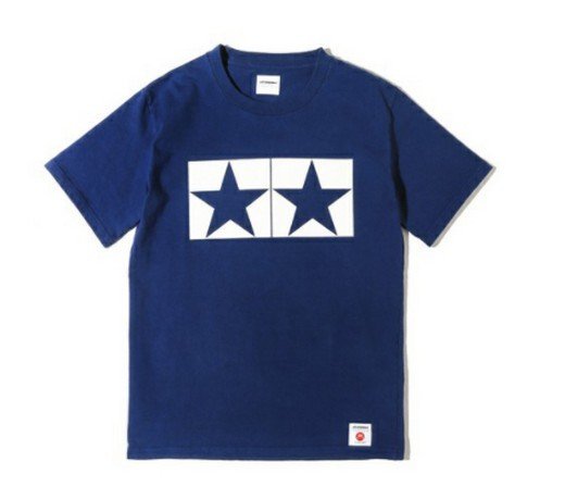 Tamiya 67349 - Blue L Size Jun Watanabe x Tamiya T-Shirt (JAPAN MADE PREMIUM)