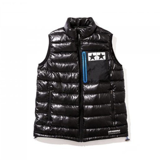 Tamiya 67392 - Tamiya x JUN WATANABE Logo Down Gilet (Black) M Size