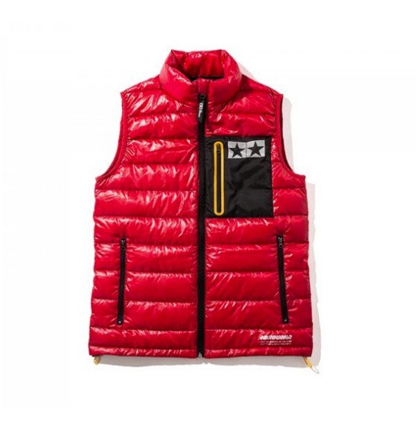 Tamiya 67398 - Tamiya x JUN WATANABE Logo Down Gilet (Red) XL Size