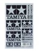 Tamiya 67261 - Tamiya Logo Sticker (Silver) 180mm x 115mm