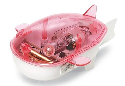 Tamiya 89975 - Mechanical Blowfish Tail Fan Swimming Action/Clear Pink Body