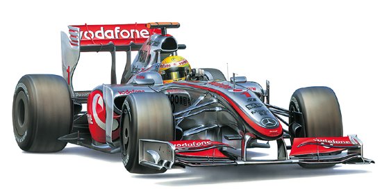 Tamiya 58475 - 1/10 RC Vodafone McLaren Mercedes MP4-24 (F104 Chassis)