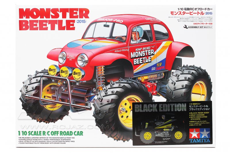 Tamiya 47419 - Monster Beetle (2015) Black Edition (Black Body, Black Chassis)