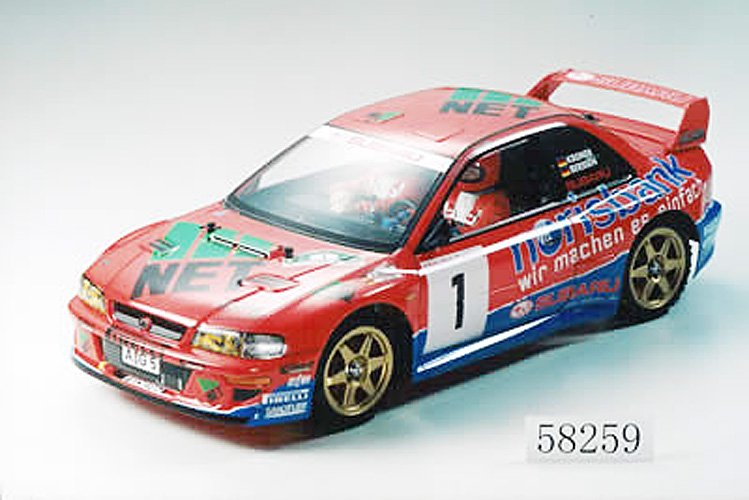 Tamiya 58259 - 1/10 Subaru Impreza German Rally Champion Versi (TB-01)