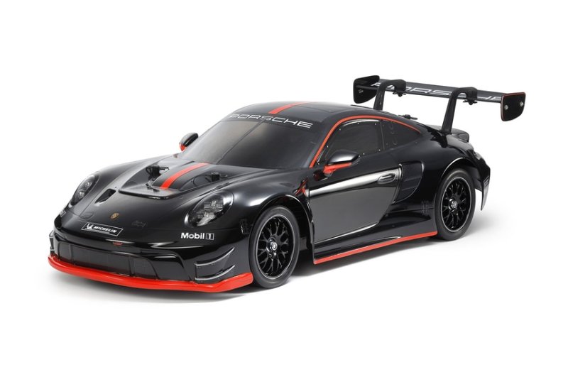 Tamiya 47512 - 1/10 Porsche 911 GT3 R (992) Black Painted Body (TT-02 Chassis)