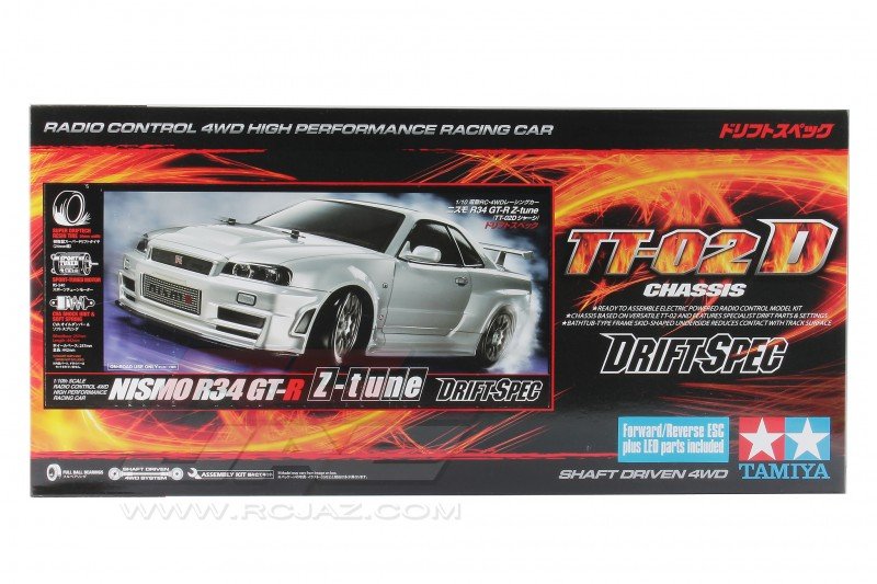 Tamiya 58605 - 1/10 Nismo R34 GT-R Z-Tune (TT-02D) Drift Spec