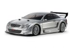 Tamiya 47493-60A - 1/10 2002 Mercedes-Benz CLK AMG Racing Version (Silver Pre-Painted Body) (TT-02) (W/O ESC)