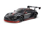 Tamiya 47512 - 1/10 Porsche 911 GT3 R (992) Black Painted Body (TT-02 Chassis)
