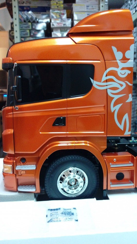 tamiya scania orange edition