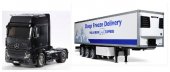 Tamiya 56342-56319 - 1/14 RC Mercedes-Benz Actros 1851 GigaSpace Black Edition With 3-Axle Reefer Trailer Super Combo