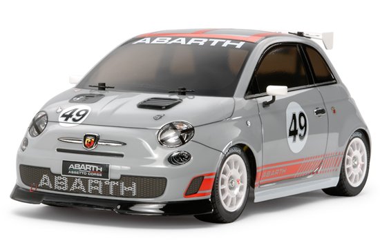 Tamiya 57063 - Abarth 500 Assetto Corse (M-05 Chassis) Complete Kit