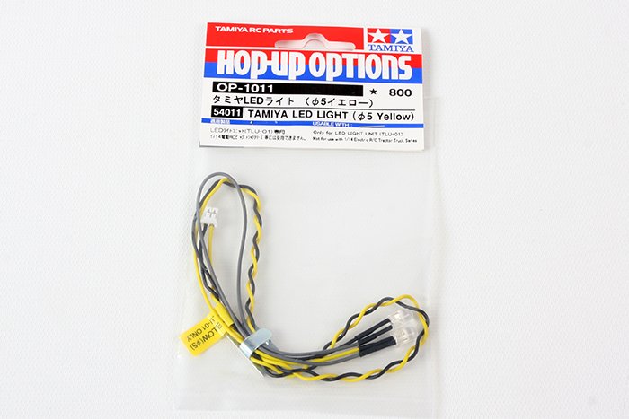 Tamiya 54011 - LED Light (5mm dia., Yellow) - Option Parts OP-1011