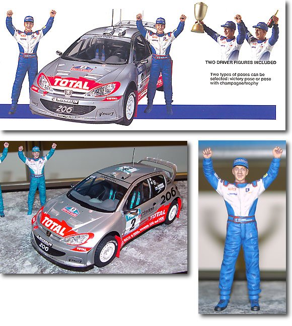 Tamiya 24262 - 1/24 Peugeot 206 WRC 2002 Winner Version