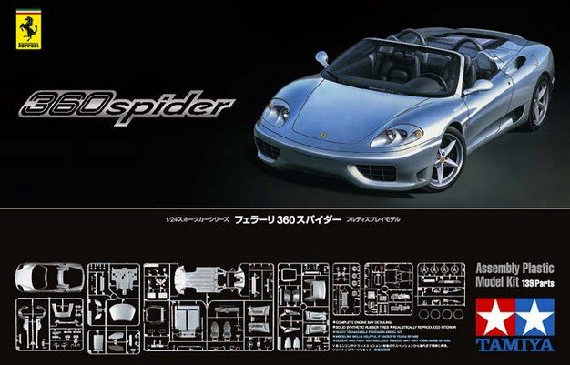 Tamiya 24307 - 1/24 Ferrari 360 Spider