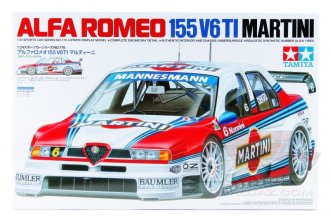 Martini Alfa Romeo 155 V6 TI Model Car 1/24 Sports by