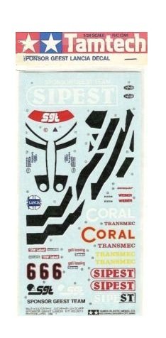 Tamiya 40011 - (2611)1/24 Sponsor Geest Lancia Decal