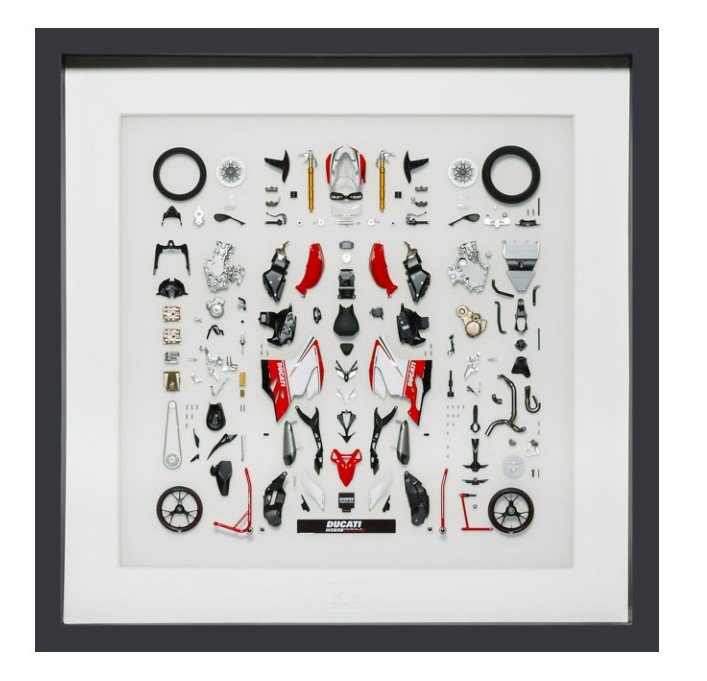 Tamiya 21241 - 1/12 Scale Ducati 1199 Panigale S Tricolore Parts Panel