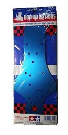 Tamiya 53179 - TR-15T Anodized Chassis Plate (Blue) OP-179