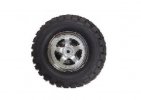Tamiya 54554 - RC CC01 Rock Block Tires - w/2pc 5-Spoke Wheels OP-1554