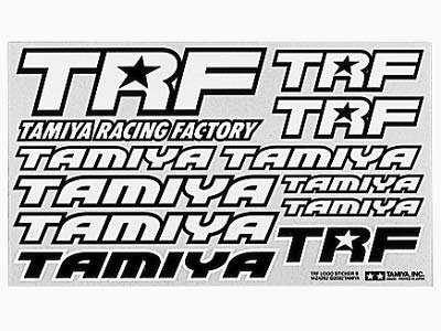 Tamiya 53503 - TRF Sticker B (Black/White) OP-503