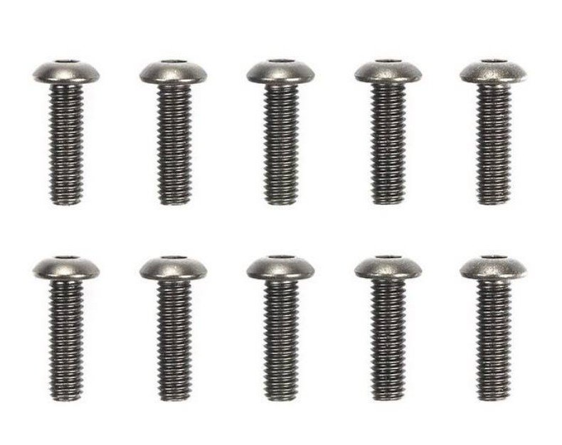 Tamiya 51628 - 3x10mm Hex Head Screws (Steel, 10 Pcs.) SP-1628