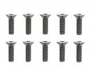 Tamiya 51629 - 3x10mm Countersunk Hex Head Screws (Steel, 10 Pcs.) SP-1629