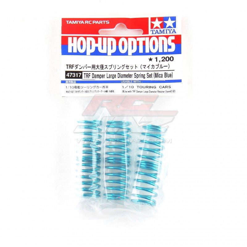 Tamiya 47317 - TRF Damper Large Diameter Spring Set (Mica Blue)