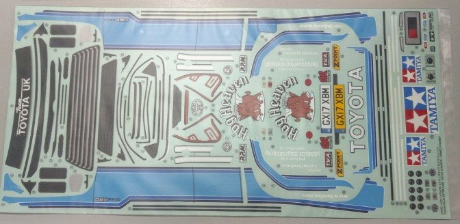 Tamiya 9495948 - Sticker Bag for 58663