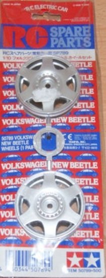 Tamiya 50789 - (SP789) 1/10 VOLKSWAGEN NEW BEETLE WHEELS (1PAIR) SP-789