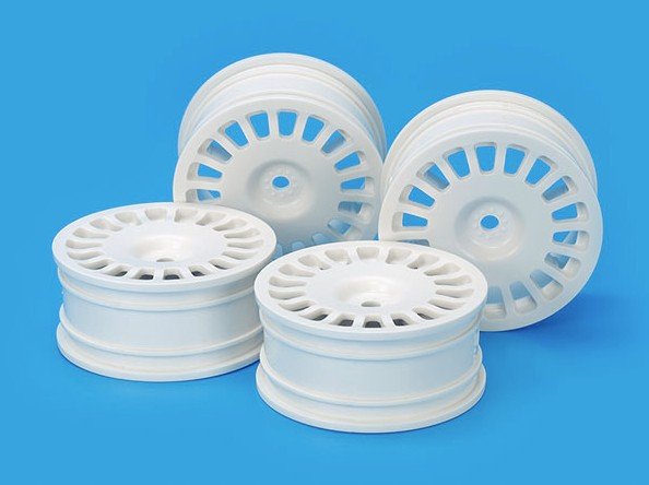 Tamiya 54851 - 24mm Rally Dish Wheels (0 Offset, 4 Pcs.) OP-1851