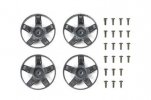 Tamiya 47410 - WR-02CB S-Parts (Spokes) (Deep Gray)