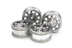 Tamiya 51715 - Buggy Wheels (Silver Plated) (4 Pcs ,26mm ,Offset: +2mm) SP-1715