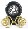 Tamiya 54484 - RC Rock Block Tires w/2-Piece Mesh Wheel for CC-01 OP.1484 OP-1484