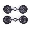Tamiya 9335732 - TT02 Raybrig NSX Concept-GT Wheel Bag (Black, 26mm, 4pcs ) for 58599 Tamiya 9335732 - TT02 Raybrig NSX Concept-GT Wheel Bag (Black, 26mm, 4pcs ) for 58599