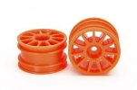 Tamiya 54913 - T3-01 11-Spoke Wheels (2 Pcs. Fluorescent Orange) OP-1913